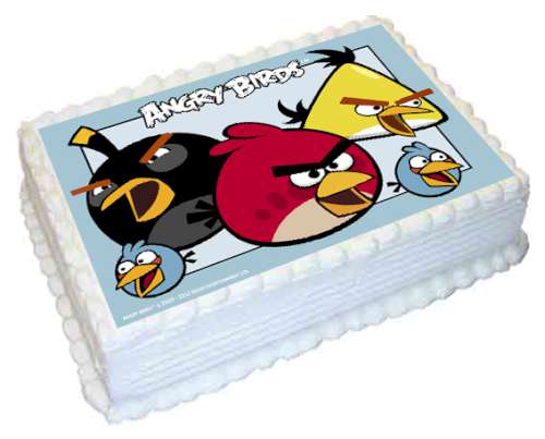 Angry Birds Edible Icing Image #3 - Click Image to Close